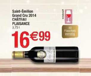 saint-émilion grand cru 2014 château plaisance