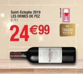 saint-estephe 2019 les ormes de pez