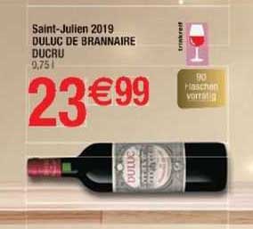 saint-julien 2019 duluc de brannaire ducru