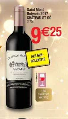 saint mont rotwein 2017 château st gö