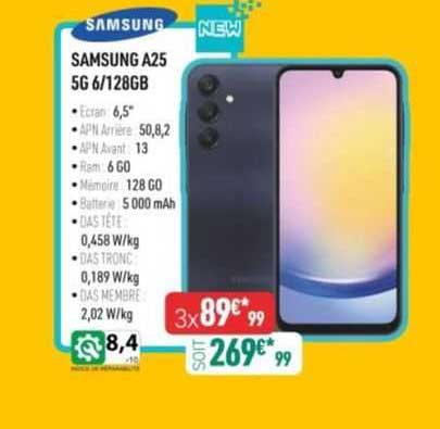 samsung a25 5g 6/128gb