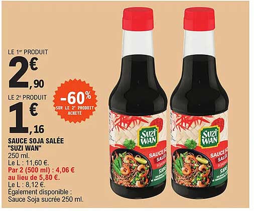 sauce soja salée "suzi wan"