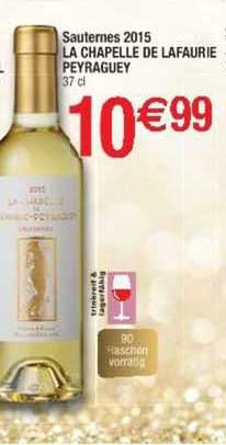 sauternes 2015 la chapelle de lafaurie peyraguey