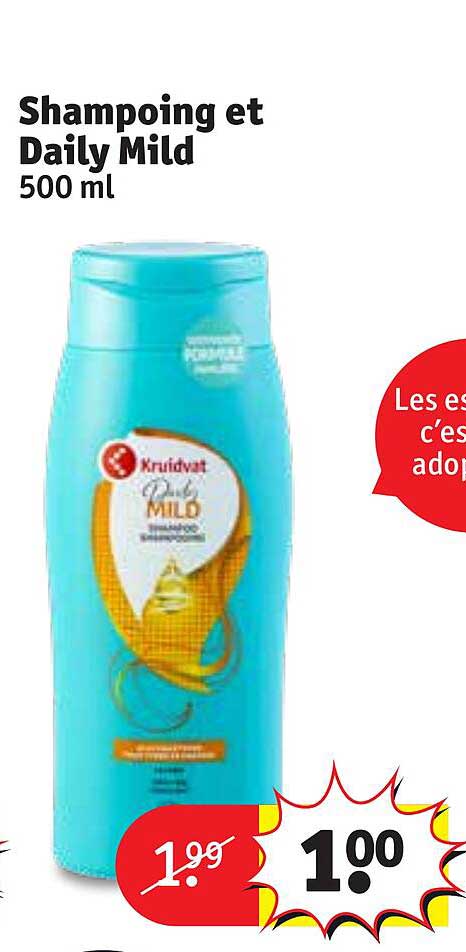 shampoing et daily mild