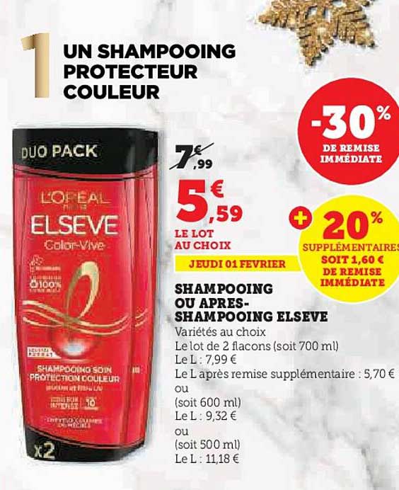 shampooing ou après-shampooing elsève