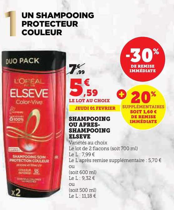 shampooing ou après-shampooing elseve