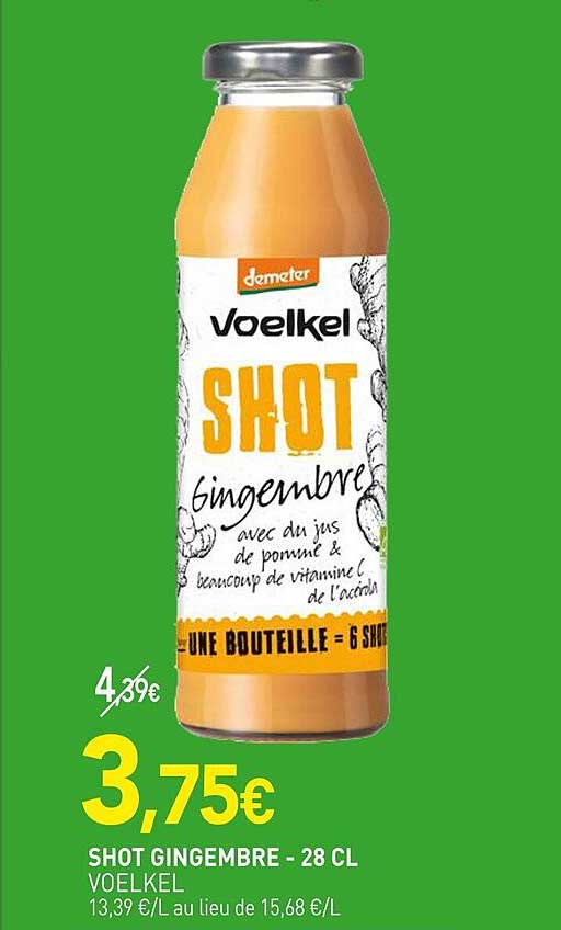 Shot Gingembre Voelkel - 28 Cl