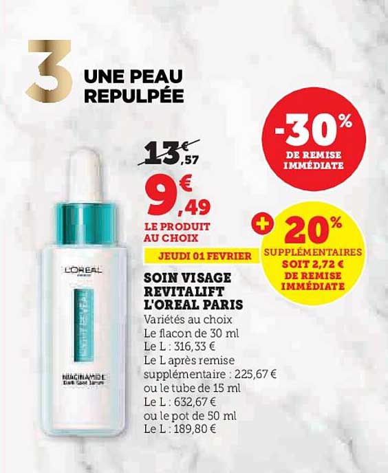 Soin Visage Revitalift L'oréal Paris