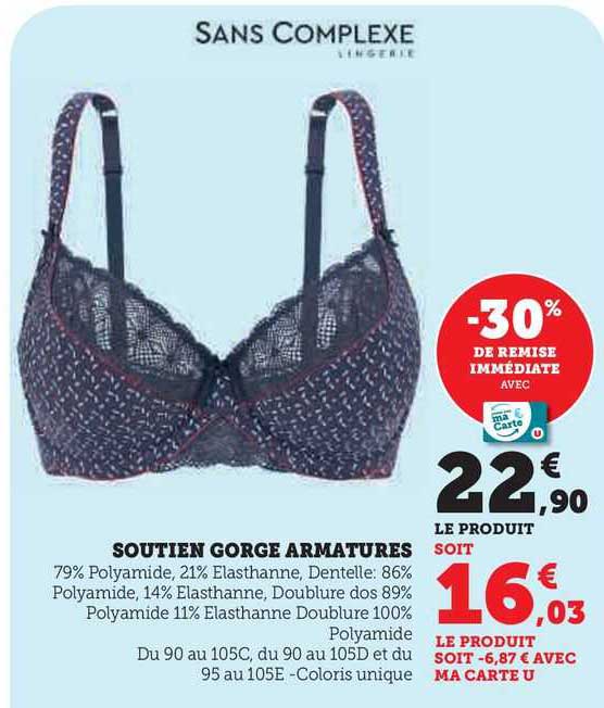 soutien gorge armatures