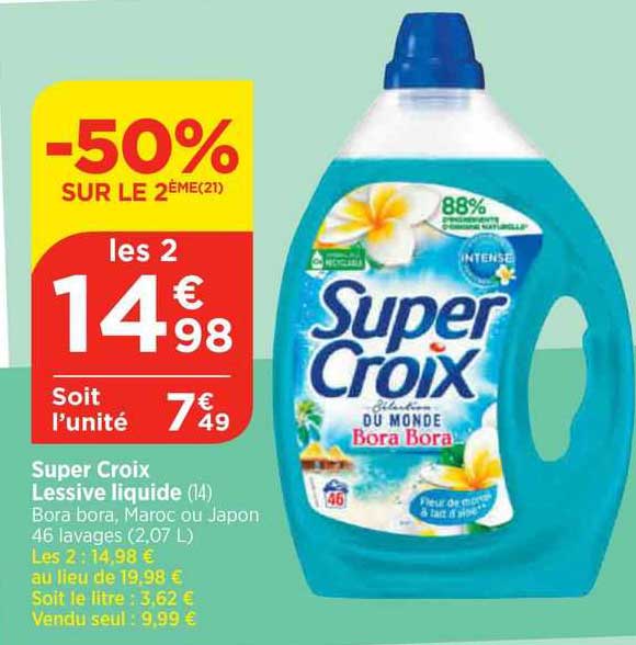 Super Croix Lessive Liquide