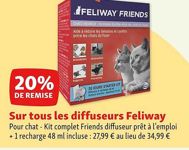 sur tous les diffuseurs feliway
