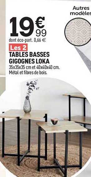 Tables Basses Gigognes Loka