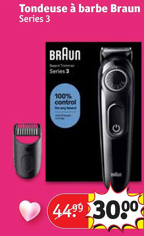 tondeuse à barbe braun series 3