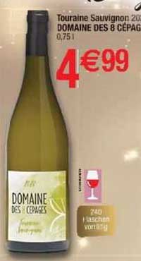 touraine sauvignon domaine des 8 cépage