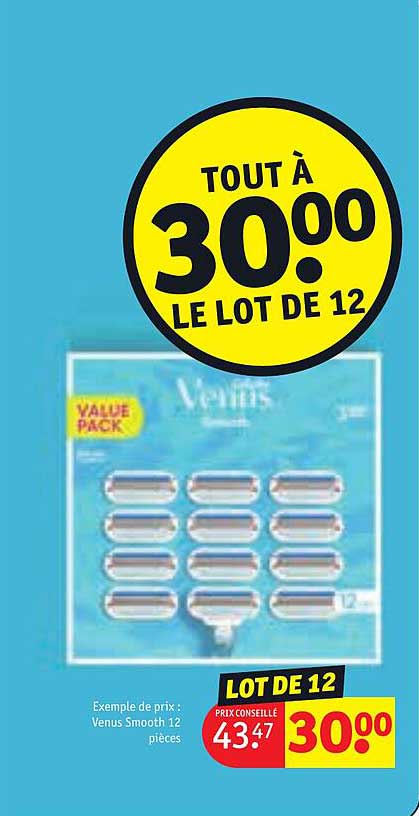 venus smooth 12 pièces