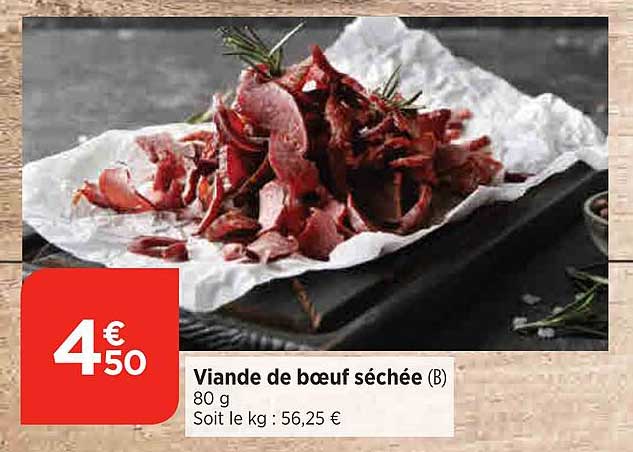 Viande De Boeuf Séchée