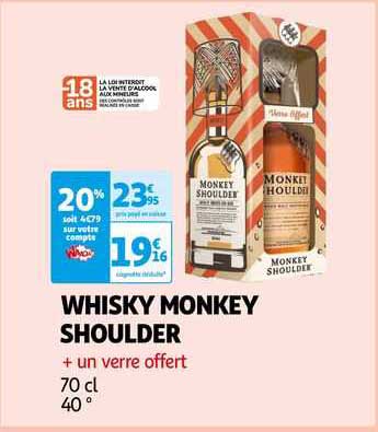 whisky monkey shoulder