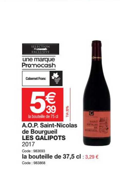 a.o.p. saint-nicolas de bourgueil les galipots