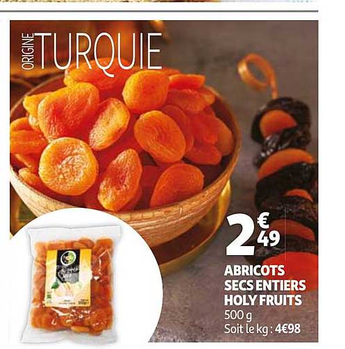 abricots secs entiers holy fruits
