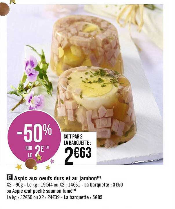 aspic aux oeufs durs et au jambon