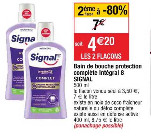 Bain De Bouche Protection Complète Intégral 8 Signal