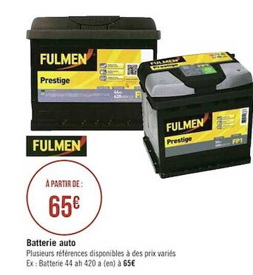 batterie auto fulmen