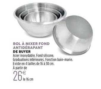 Bol à Mixer Fond Antidérapant De Buyer