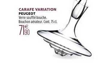 carafe variation peugeot