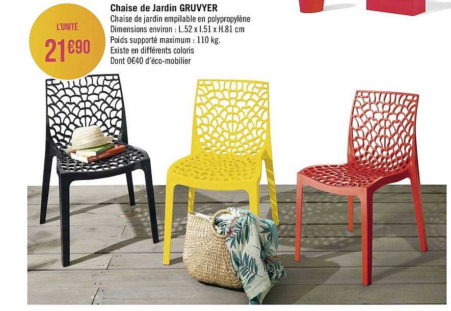 chaise de jardin gruvyer