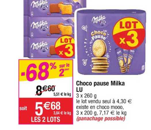 Choco Pause Milka Lu