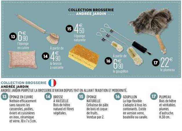 Collection Brosserie Andrée Jardin