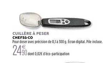 cuillère à peser chefs&co