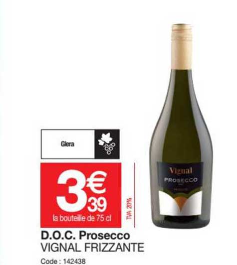 d.o.c. prosecco vignal frizzante