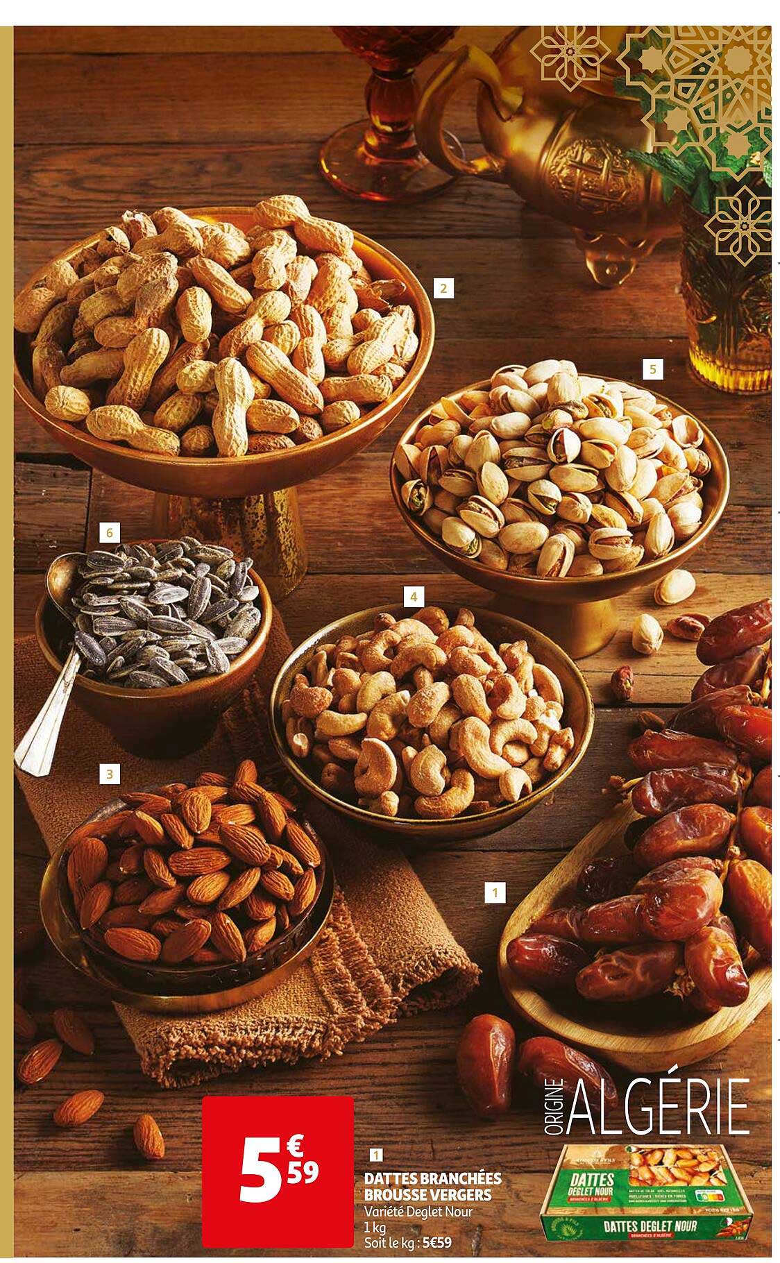 dattes branchées brousse vergers