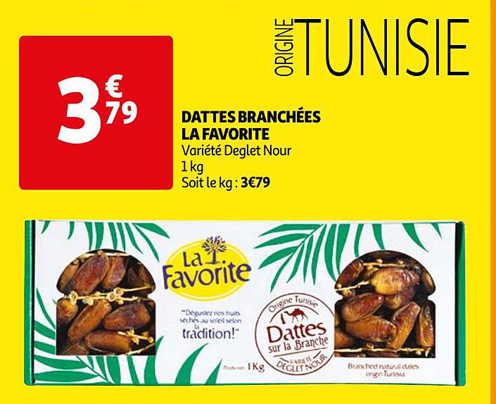 dattes branchées la favorite