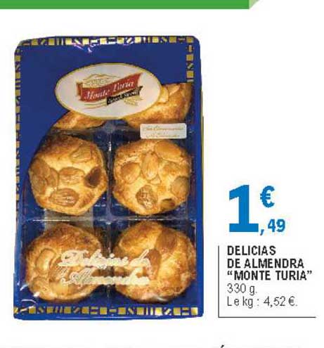 delicias de almendra "monte turia"