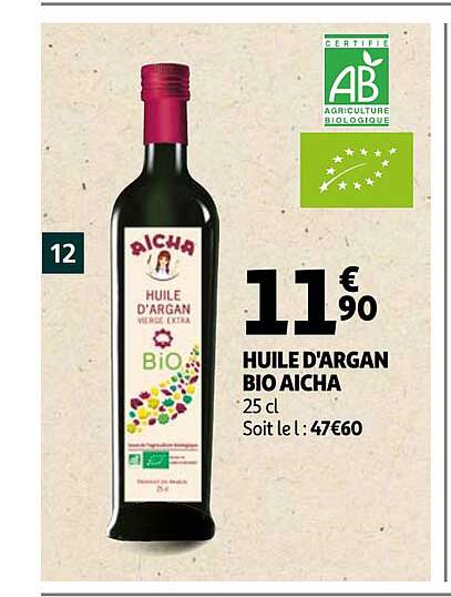 huile d'argan bio aicha