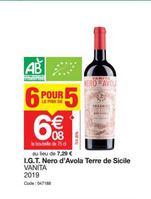 i.g.t. nero d'avola terre de sicile vanita