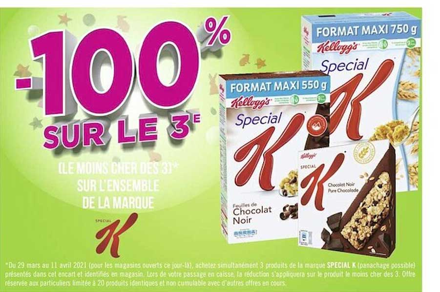 l'ensemble de la marque kellogg's