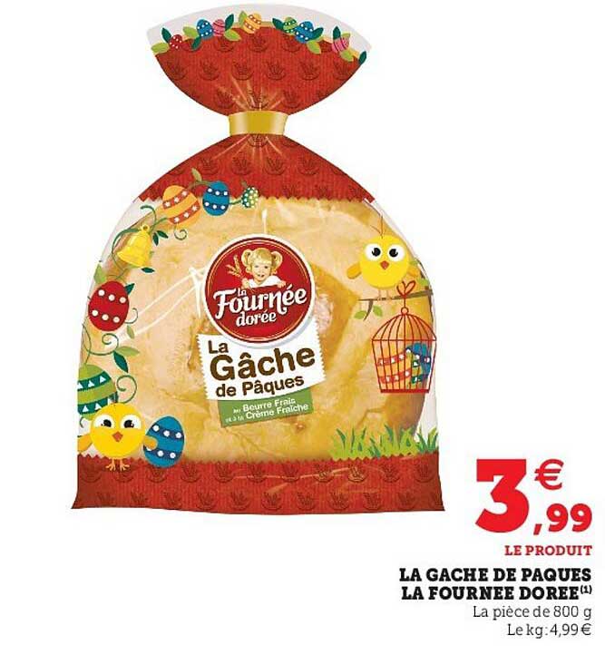 la gâche de pâques la fournée dorée