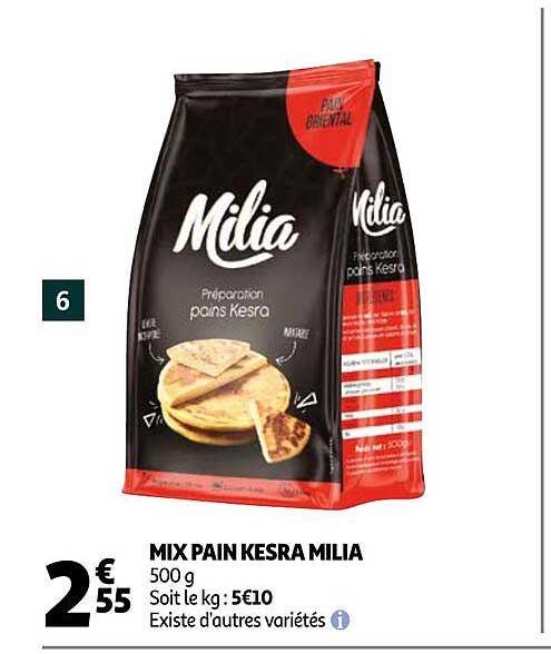 mix pain kesra milia