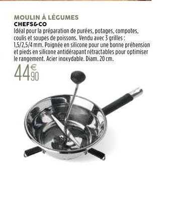moulin à légumes chefs&co
