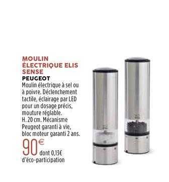 moulin électrique elis sense peugeot