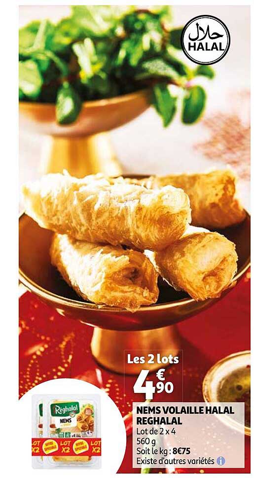 Nems Volaille Halal Reghalal