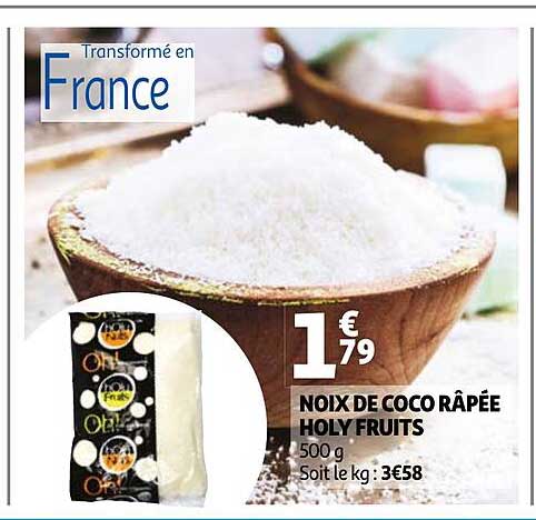 noix de coco râpée holy fruits