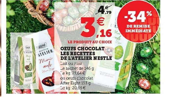 Oeufs Chocolat Les Recettes De L'atelier Nestlé