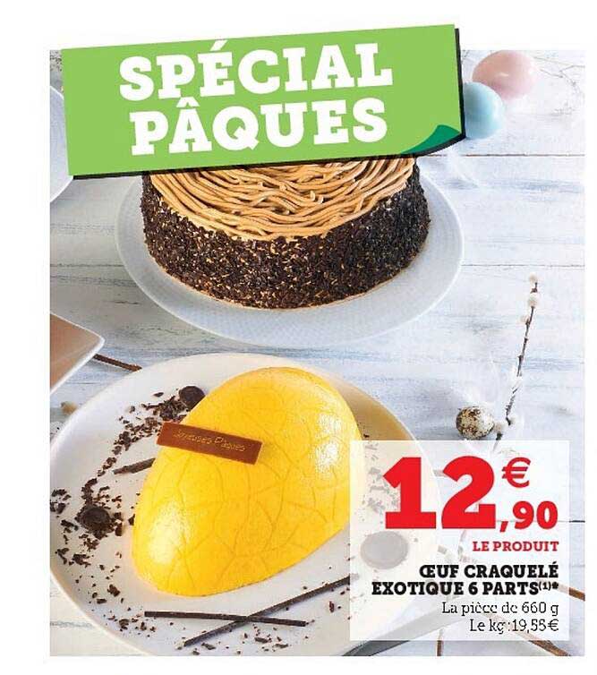 œuf Craquelé Exotique 6 Parts