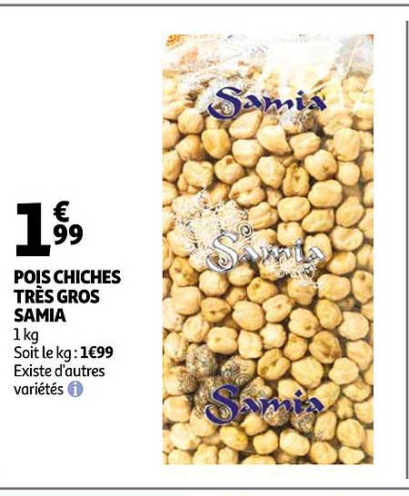 pois chiches très gros samia