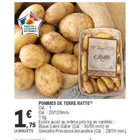 pommes de terre ratte