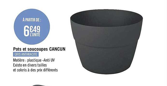 pots et soucoupes cancun